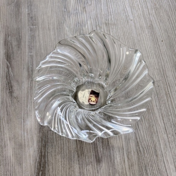 Vintage mid century WALTHERGLAS crystal candy serving dish. Made in Germany. - Picture 1 of 3